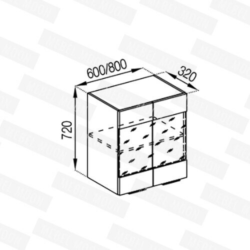 В 60Ск Алиса от MEBEL MOON В 60Ск Алиса в Одессе