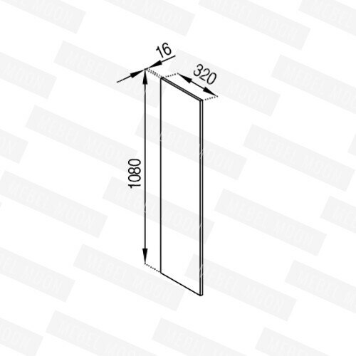 В+А панель (h-720) Алиса от MEBEL MOON В+А панель (h-720) Алиса в Одессе