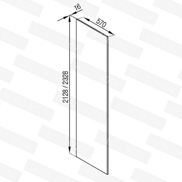 П панель (h-2128) Алиса от MEBEL MOON П панель (h-2128) Алиса в Одессе