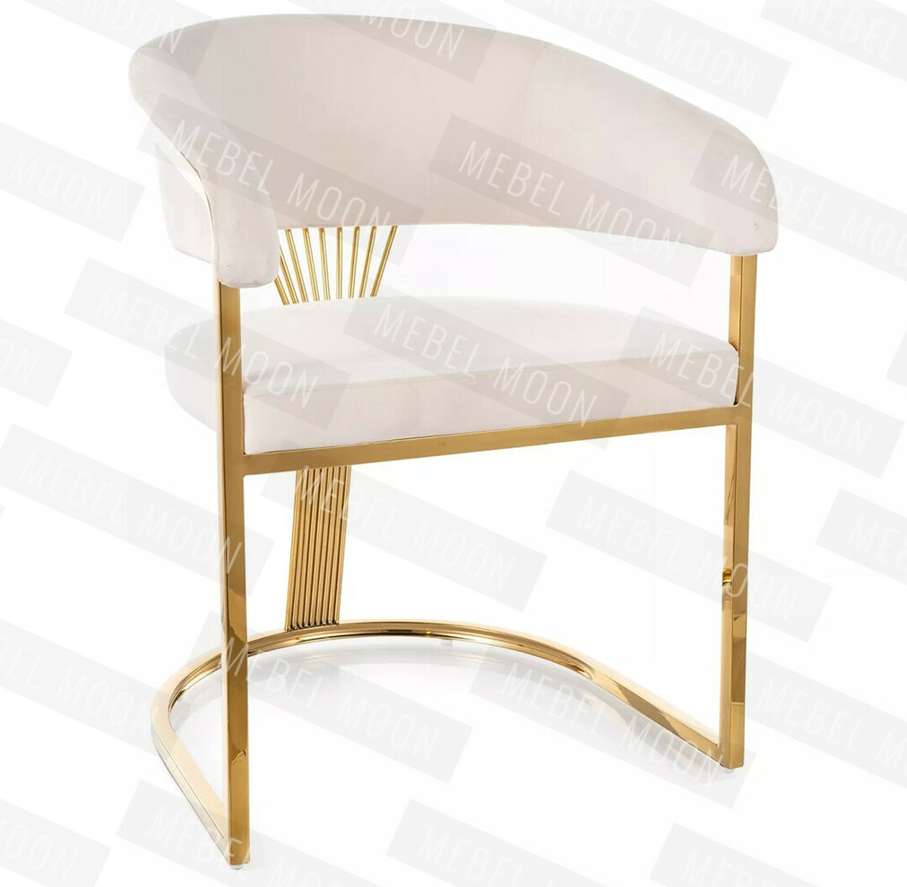 Стілець Crown Velvet Gold 